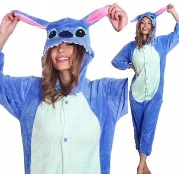 Springos Piżama jednoczęściowa kigurumi kombinezon Stitch S 154-160 +/- 5CM