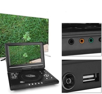 PRZENOŚNY ODTWARZACZ DVD Z TV/FM/USB 7,8