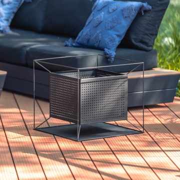 PALENISKO OGRODOWE STALOWE AŻUROWE GRILL