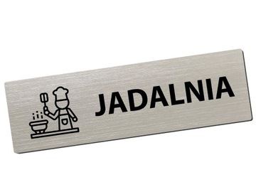 Самоклеящаяся вывеска СТОЛОВАЯ различные дизайны 20х6