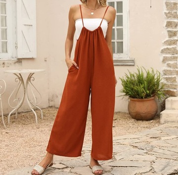 Повседневные трикотажные брюки с комбинезоном с поясом