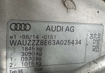 Audi A4 B6 Sedan 1.6 i 102KM 2002 Audi A4 Limousine 1,6 102KM CLIMATRONIC Tempomat Serwis Bezwypadkowy Super, zdjęcie 24