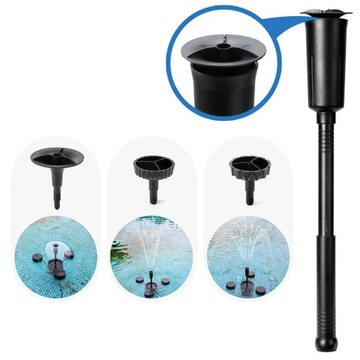 PŁYWAJĄCY FILTR SKIMMER 2500l/h Z FONTANNĄ 45W ECO