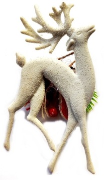 ПОДВЕСКИ ОЛЕНЬ ПОДВЕСКИ ОЛЕНЬ ДЛЯ РОЖДЕСТВЕНСКОЙ ЕЛКИ 2 шт.