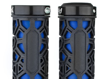 ВЕЛОСИПЕДНЫЕ РУЧКИ GRIP GRIP PROX GP-53 НА ВИНТАХ ЧЕРНЫЕ СИНИЕ 130 ММ