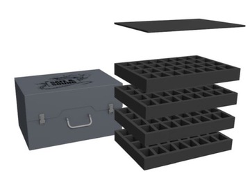 ARMY PACK na 128 modeli na podstawkach 40 mm