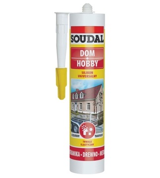 SOUDAL Silikon uniw. biały 280 mL