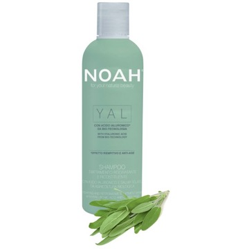 Noah YAL Szampon Nawilżający i Regenerujący z Kwasem Hialuronowym, 250 ml
