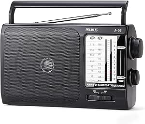 RADIO FM PRUNUS J-05 AM FM NA BATERIE Z DUŻYM GŁOŚNIKIEM 3XD PRĄD AC