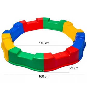 БОЛЬШАЯ ПЛАСТИКОВАЯ ПЕСОЧНИЦА ИГРУШКИ ДЛЯ ПЕСКА БЕЗ МЫЛЬНЫХ ПУЗЫРЕЙ