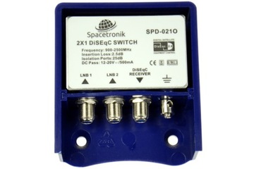 Переключатель DiSEqC 2/1 Spacetronik SPD-021
