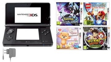 Nintendo 3DS + POKEMON + GRY