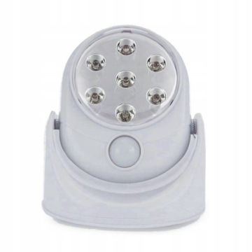 LAMPA Z CZUJNIKIEM RUCHU 7 LED LAMPKA NA BATERIE