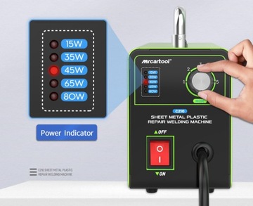 MRCARTOOL C210 СВАРОЧНЫЙ СТАНОК ДЛЯ СВАРКИ ПЛАСТИКОВЫХ СКОБ