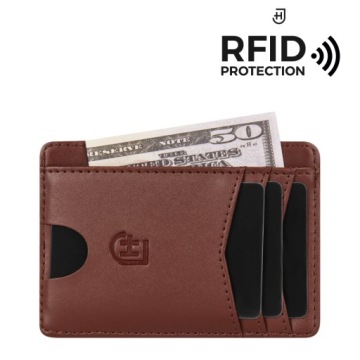 МУЖСКОЙ ТОНКИЙ КОЖАНЫЙ КОШЕЛЕК ШЛАНГ ДЛЯ RFID-КАРТЫ