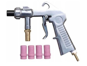 PISTOLET PNEUMATYCZNY DO PIASKOWANIA PIASKARKA + 4x DYSZA
