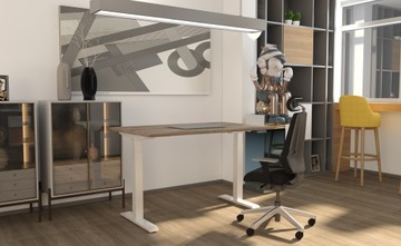 Компактный электрический стол из бука 118x80x2,5