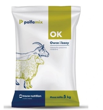 WITAMINY DLA OWIEC I KÓZ POLFAMIX OK 5 KG