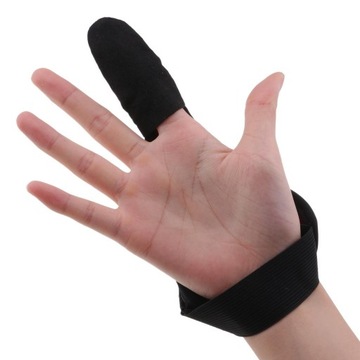 Rękawiczki na palce Antypoślizgowe ochraniacze na jeden palec, czerwone
