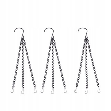 Подвесная цепочка с крючками Цепочка для цветочных горшков