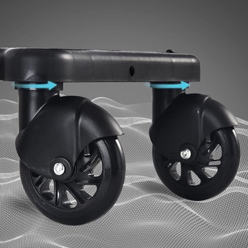 ДОПОЛНИТЕЛЬНАЯ КОЛЯСКА 25 КГ С СИДЕНЬЕМ, ЧЕРНАЯ, 3-7 ЛЕТ, CE