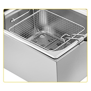 Фритюрница электрическая VEVOR 5000Вт 2*6л Нержавеющая сталь