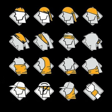 Волшебная повязка на голову, вуаль, мультибайк, шарф-тюрбан