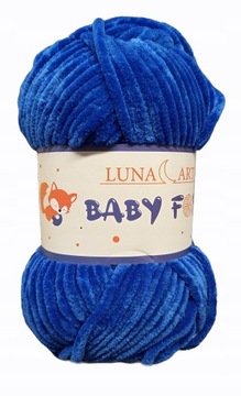 Włóczka Baby Fox Luna Art chabrowy 100-38
