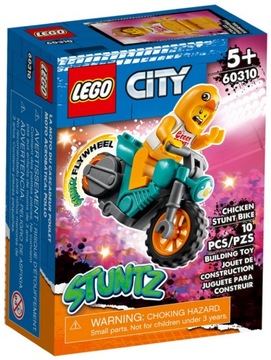 LEGO City 60310 Motocykl kaskaderski z kurczakiem