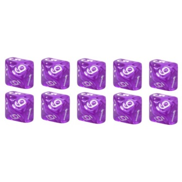 ZESTAW 10 KOSTEK K10 RPG KOŚĆ BEZ I AGREST 0-9