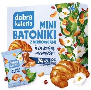 DOBRA KALORIA міні батончики а-ля рогалик познанський без цукру 102 г