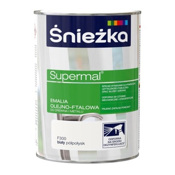 ŚNIEŻKA Supermal Emalia Olejno-ftalowa F300 0,8L