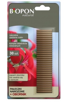 BIOPON NATURAL PAŁECZKI NAWOZOWE Z OBORNIKIEM