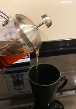 ПАРОЧНИК С ПОРШНЕМ ДЛЯ КОФЕ И ЧАЯ 0,6л TR-129-2