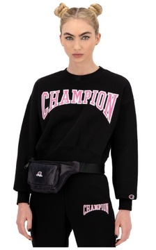 CHAMPION Bluza Damska Crop Top 114767 Black L