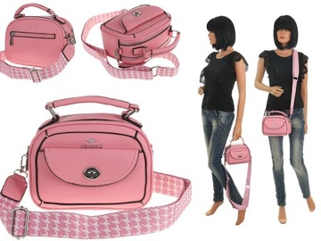 CHARRO Elegancka Torebka Damska kuferek listonoszka CH307899