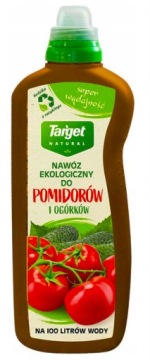 Жидкое экологическое удобрение для томатов и огурцов, органический продукт 1л.