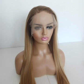 Парик LACE FRONT Блондин 40/55/80см 2 БЕСПЛАТНЫЕ шапочки