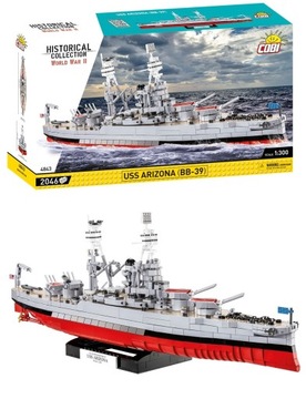 Klocki Mała Armia USS Arizona (BB-39) Cobi