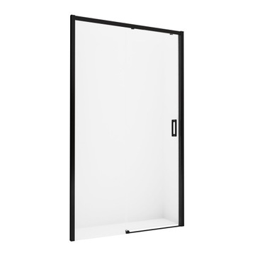Drzwi prysznicowe przesuwne 130cm Prime Black lewe