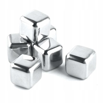 Металлические стальные кубики льда для напитков Камилля
