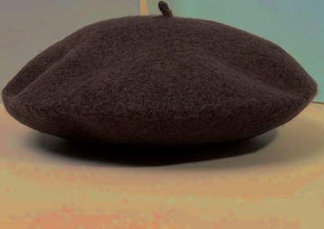 КЛАССИЧЕСКИЙ ФРАНЦУЗСКИЙ БЕРЕТ - 100% ШЕРСТЬ