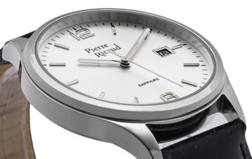 Pierre Ricaud zegarek męski datownik szafirowe szkło klasyczny P91086.5253Q