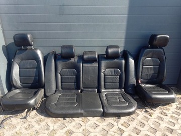 FOTELE KOMPLET VW PASSAT B7 KOMBI SKÓRA