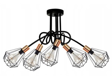 LAMPA PLAFON SALON LISTWA LED koszyk diamenty CU-3