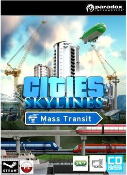Cities Skylines Mass Transit (PC) | PL | Klucz Steam | Bez VPN | Nie GIFT |