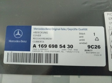 KRYT SLOUPU DVEŘE PRAVÝ PŘEDNÍ MERCEDES W169 A1696985230 A1696985430