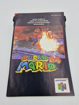 NINTENDO 64 SUPER MARIO 64 + ОРИГИНАЛ КНИГИ