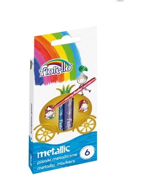 Pisaki Metallic 6 kolorów FIORELLO