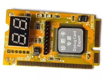 Karta diagnostyczna post minipci pci-e LPC